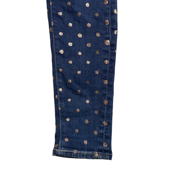 Fidelity Denim Belvedere Mid Rise Skinny Jean Rose Gold Dots 29 FLAWED Belt Loop - Picture 6 of 15